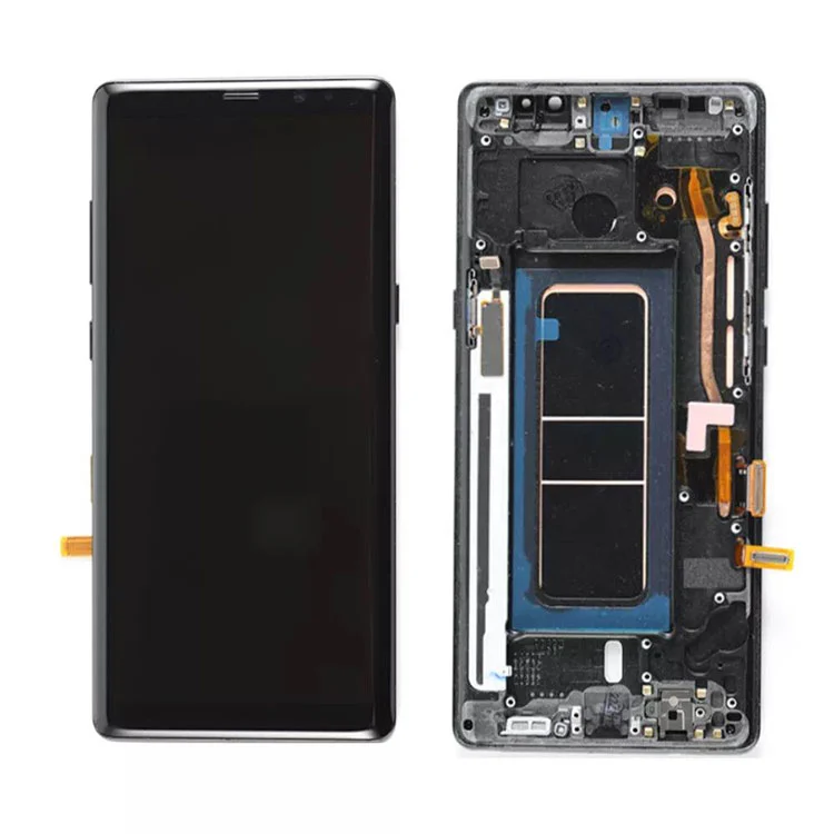 For Samsung Galaxy Note 8 LCD OLED Display Screen Digitizer Assembly with Frame