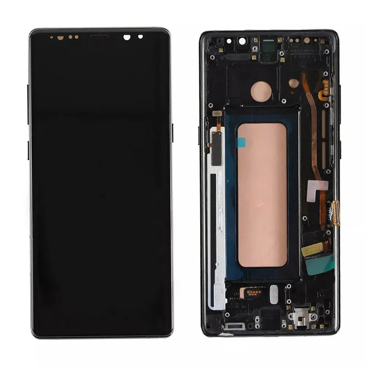 For Samsung Galaxy Note 8 LCD OLED Display Screen Digitizer Assembly with Frame